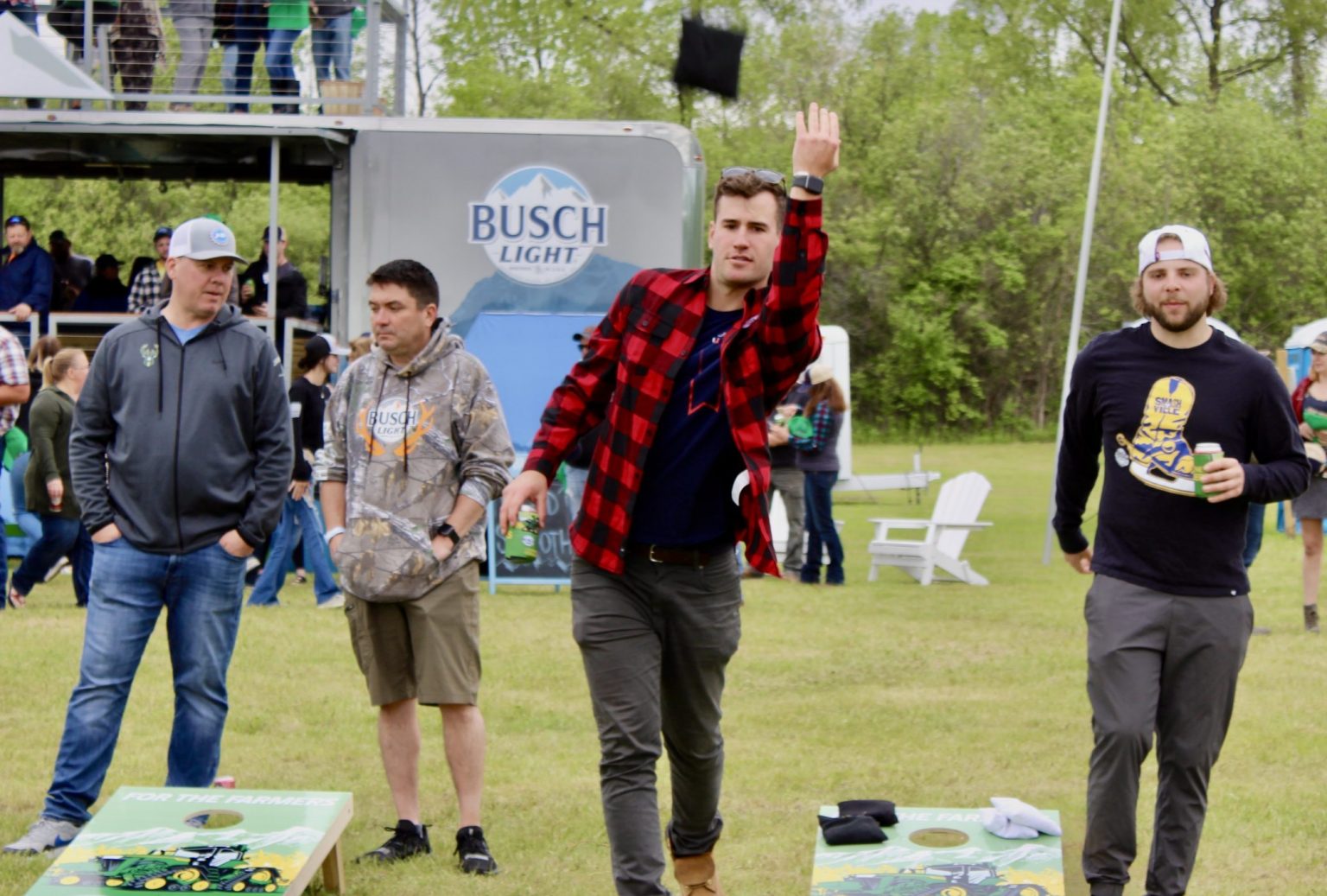 Busch For the Farmers Bags Event