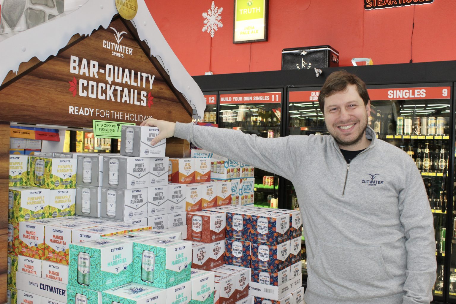 Employee Stacking Cutwater Display