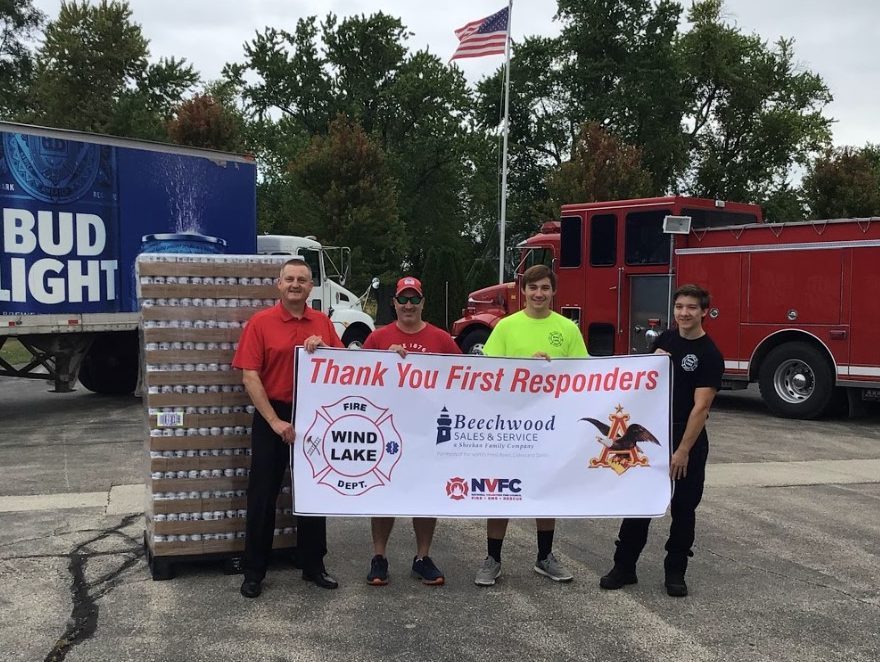 AB NVFC Water Donation
