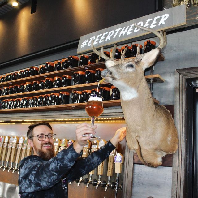 NEW BREWERY PARTNER:  MOBCRAFT ~ Crowdsourced Craft Beer! 

And… Beer from a Deer!! 

Beechwood’s Sales Team got a chance to meet the brewer & get a tour of MobCraft’s space yesterday! HUGE thanks to Henry & the MobCraft team for hosting us! 

We are looking forward to distributing, educating and enjoying some of the delicious brews within their lineup! 

Stay tuned to see future highlights of their products! 

#MobCraft #BreweryPartner #Distributor #Brewery
