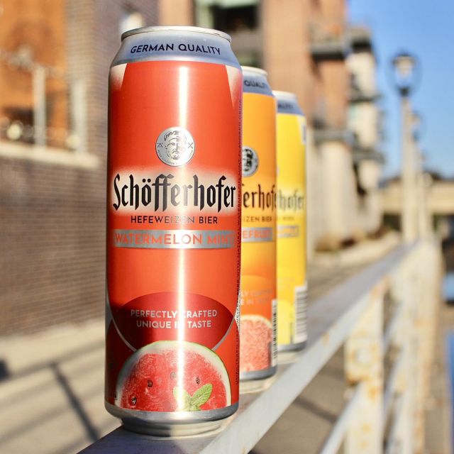 Here comes the Happy. From the makers of the Unexpected German Wheat Beer...

Flavors come in Juicy Pineapple, Watermelon Mint, and Grapefruit.
First wheat beer to be brewed outside Bavaria.
Served in over 40 countries worldwide.

It's Schofferhofer.

Treat yourself to some refreshing & happily flavored Schofferhofer - Hefeweizen Bier!
#Schofferhofer #GermanBeer #Bier #Hefeweizen #Flavored #Pineapple #Watermelon #Grapefruit